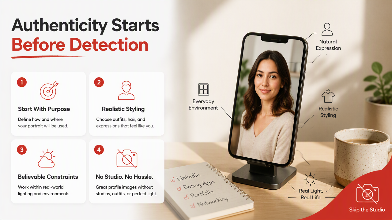 Illustration for How HotphotoAI helps create believable profile photos