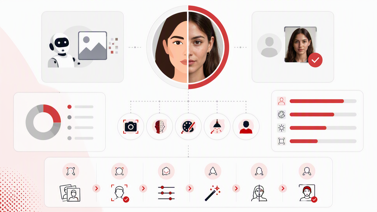 Infographic summarizing key insights about AI Photos Don’t Look Like Me: Why It Happens and How to Fix It
