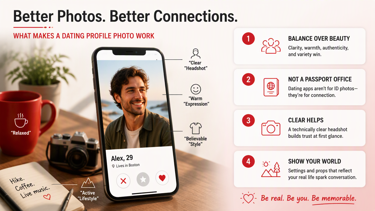 Illustration for What photo signals matter most for dating apps?