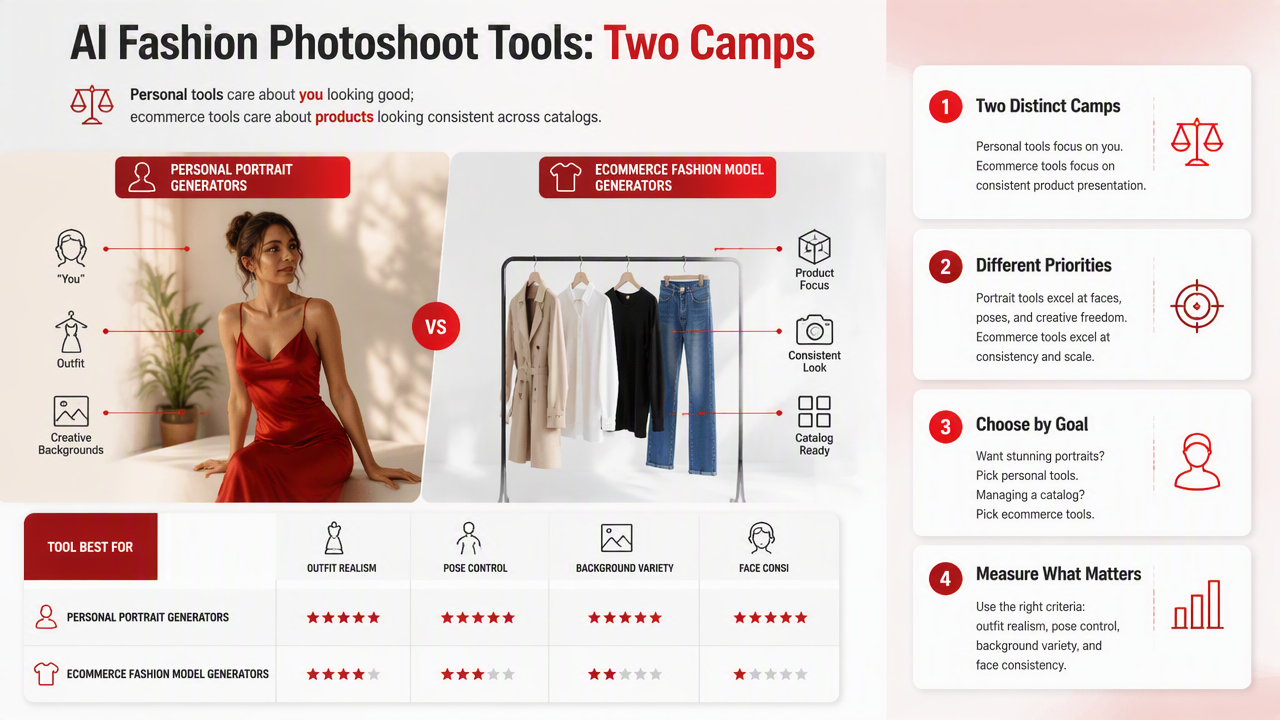 Illustration for Best AI fashion photoshoot generators compared