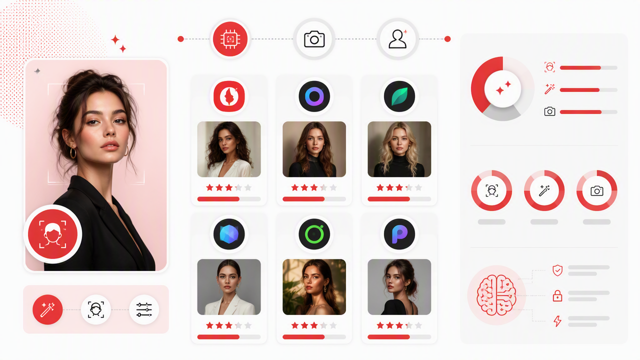 Infographic summarizing key insights about Best AI Photo Apps for Model-Style Portraits in 2026