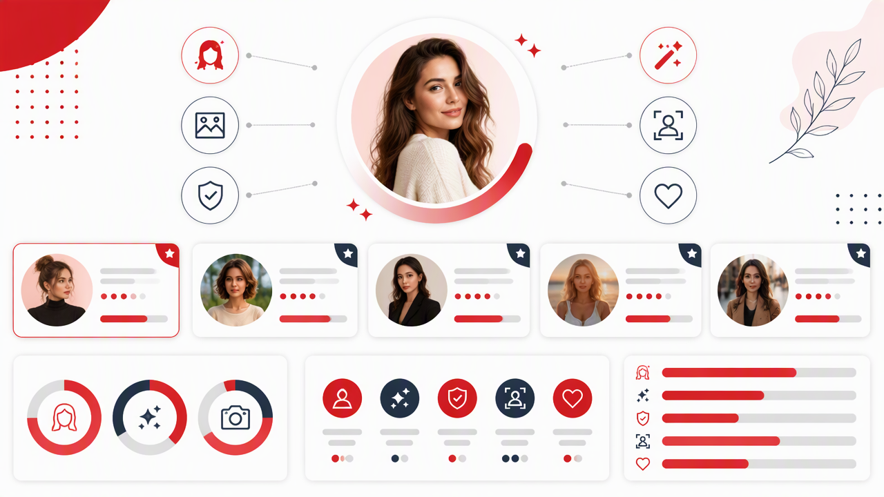 Infographic summarizing key insights about Best AI Photo Generator for Women in 2026: Realistic, Stylish, Profile-Ready Picks