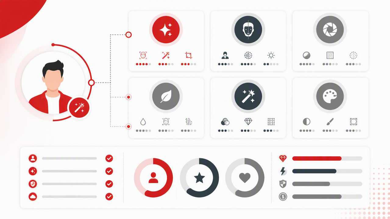 Infographic summarizing key insights about Canva AI Photo Editor Alternatives for Profile Photos in 2026