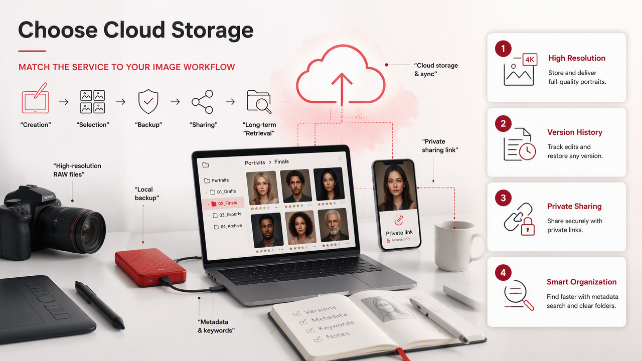 Illustration for How do you choose the right cloud storage setup?