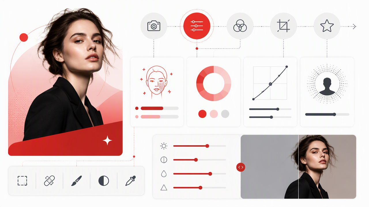 Infographic summarizing key insights about Editorial Photo Editing: How to Get Magazine-Style Portraits in 2026