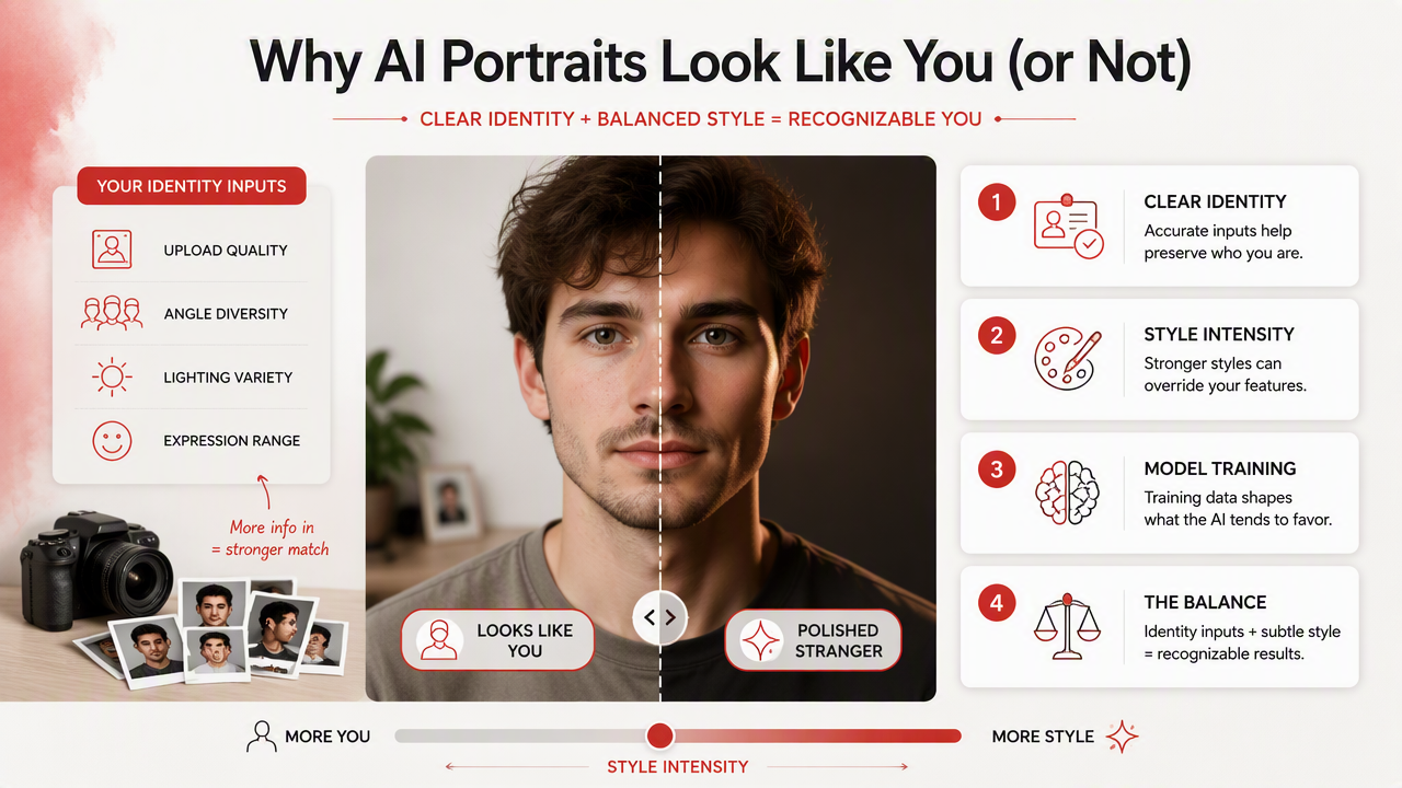 Illustration for What controls whether the face stays recognizable?