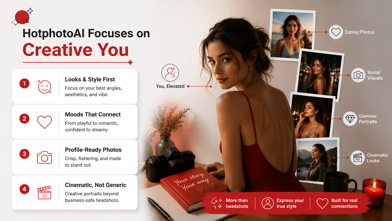 Illustration for How HotphotoAI handles creative personal photos
