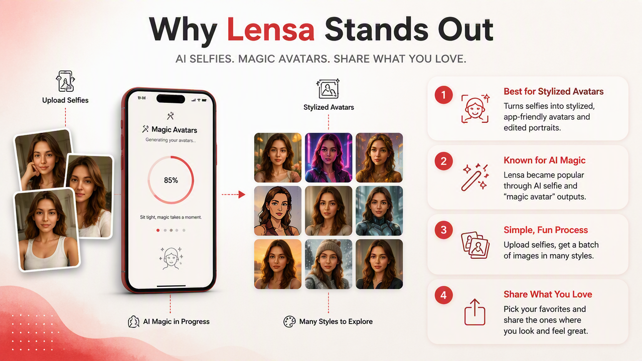Illustration for What is Lensa best at in 2026?