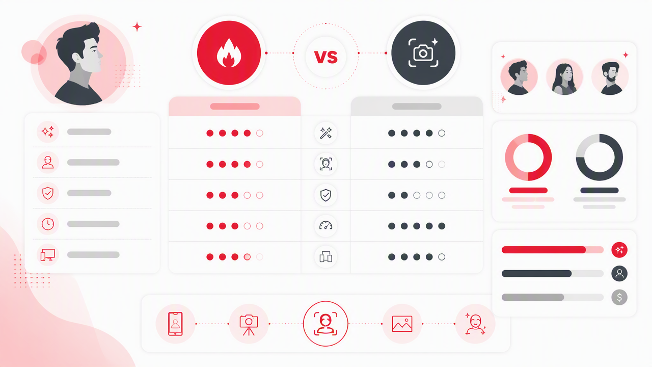 Infographic summarizing key insights about HotPhotoAI vs Remini: Which AI Photo Tool Fits Your Profile Goals?