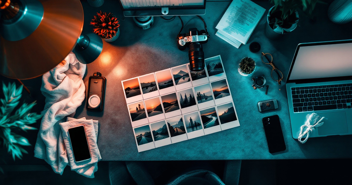 Organized fifteen-photo set prepared for training a personal AI model