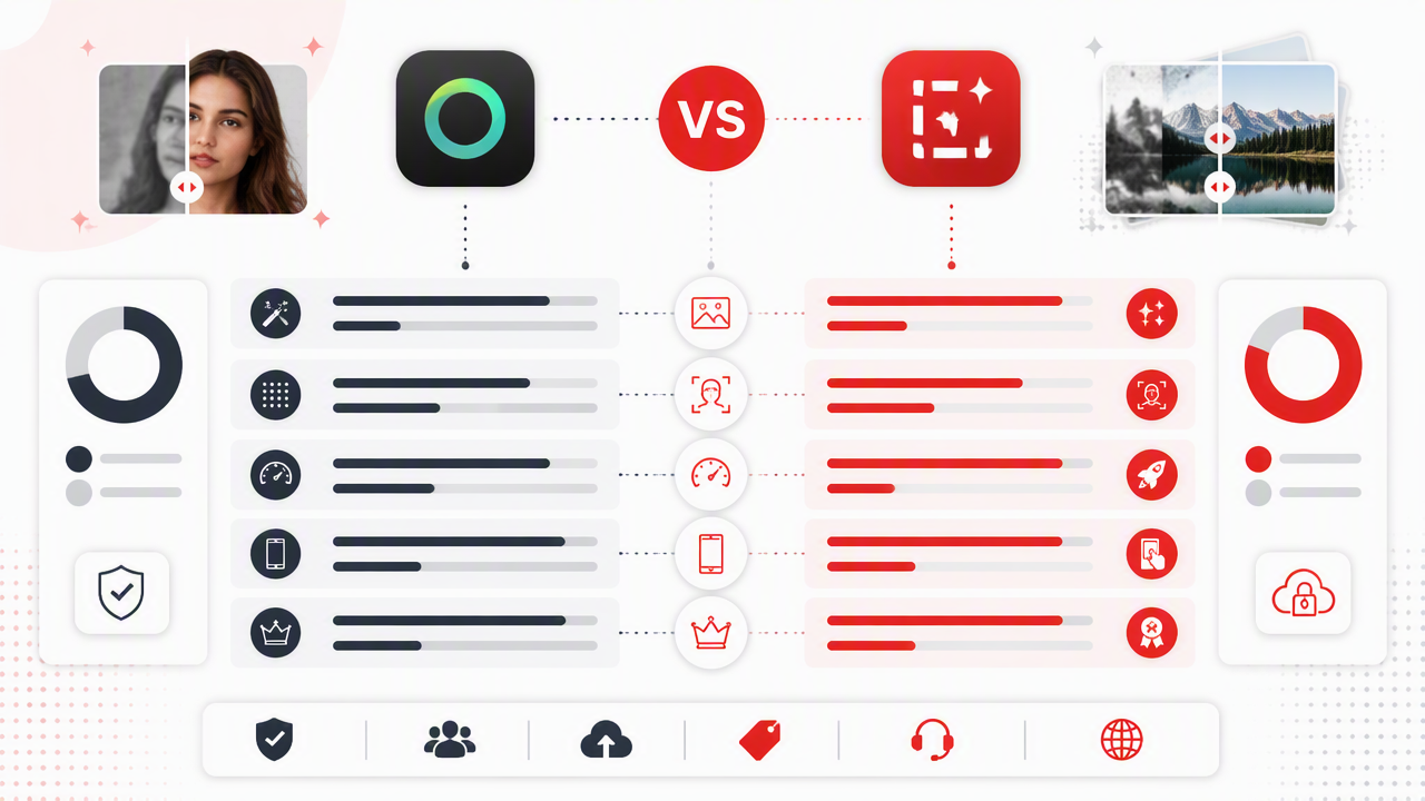Infographic summarizing key insights about Lensa vs Remini: Which AI Photo App Is Better in 2026?