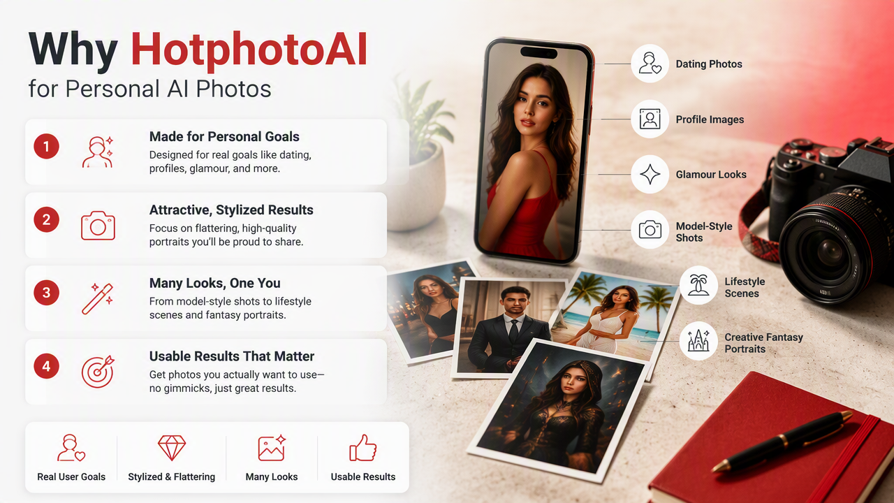 Illustration for How HotphotoAI handles personal AI photos