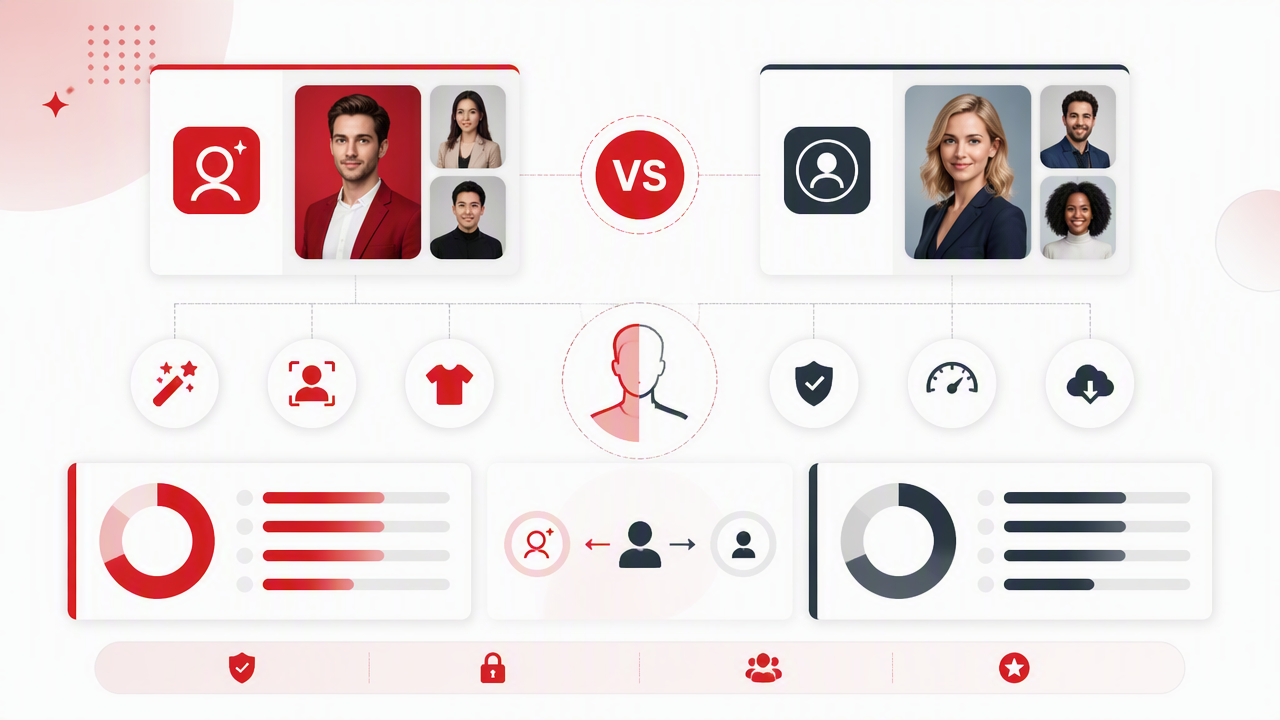 Infographic summarizing key insights about PhotoAI vs ProfilePicture.ai: Which AI Profile Photo Tool Fits You in 2026?