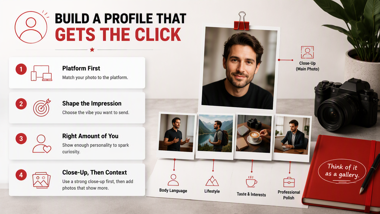 Illustration for Which profile photo type should you use?