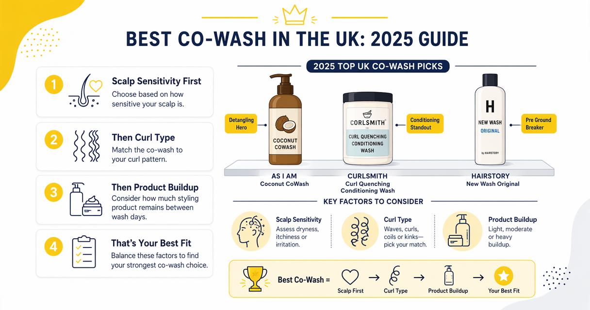 Illustration for Best Co-Wash Shortlist for UK Curl Needs