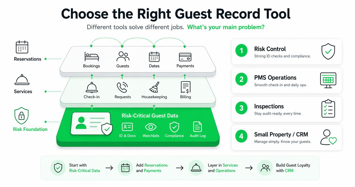 Illustration for Best guest record management software for hotels: 2026 shortlist