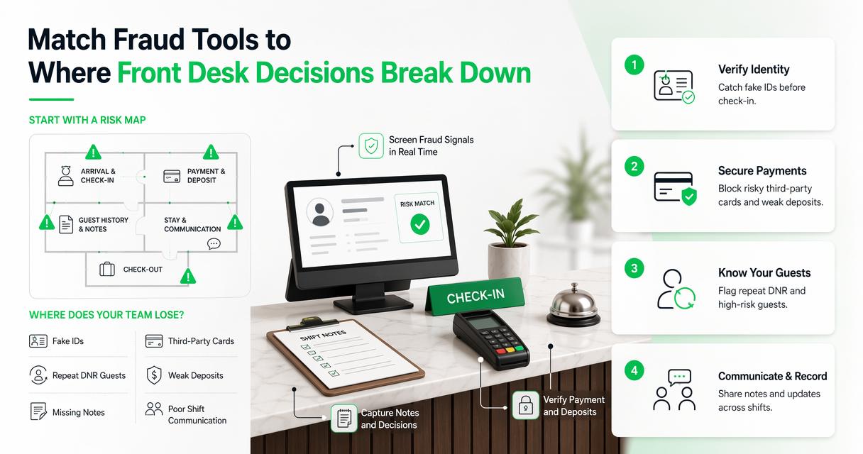 Illustration for How should hotels choose a fraud prevention stack?