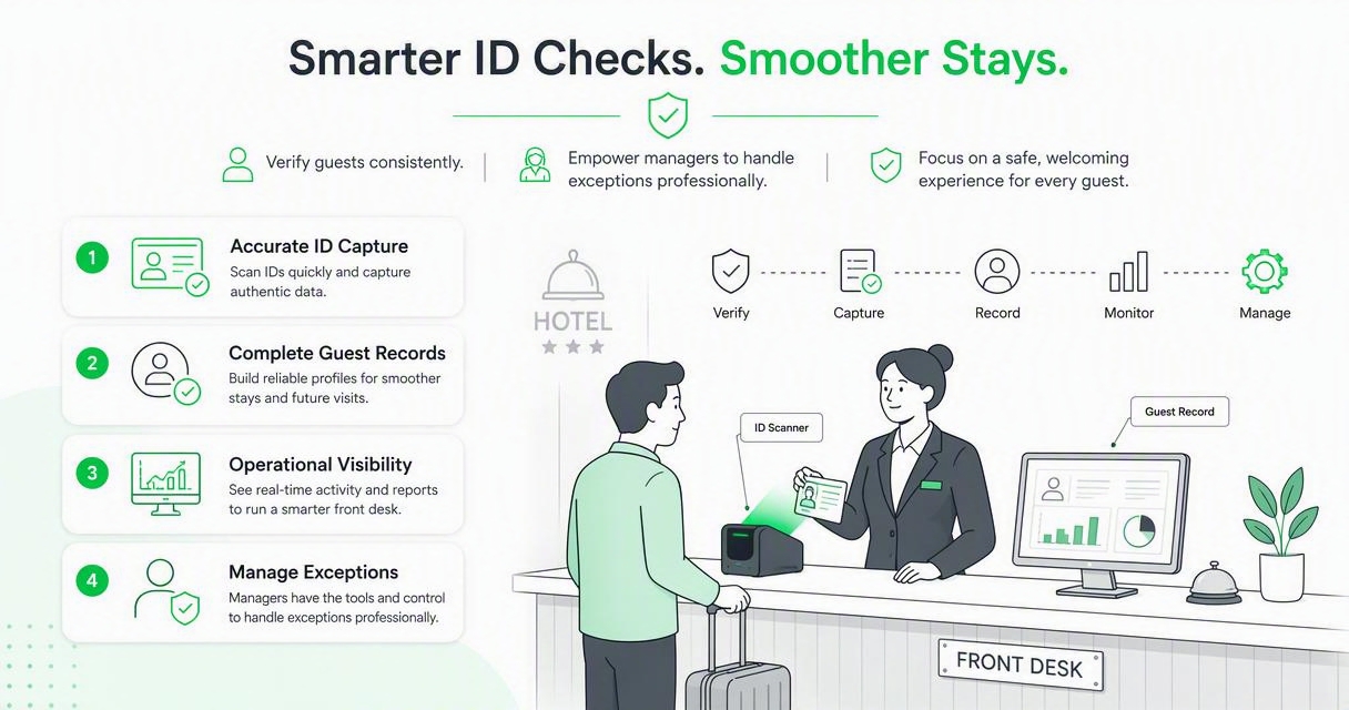 Illustration for How GuestBan ID Scanning supports compliant workflows