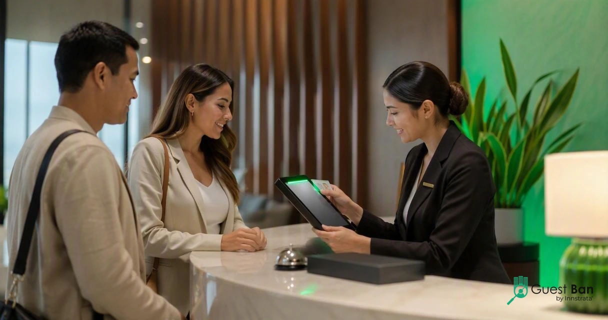 Illustration for What should hotels check at arrival?