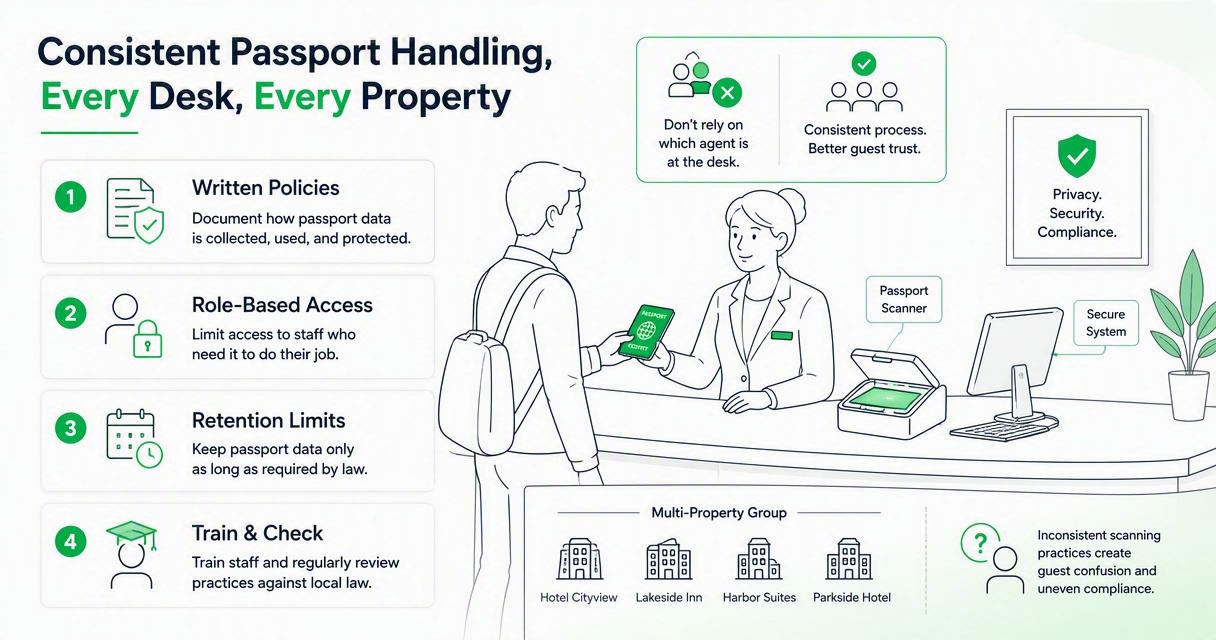 Illustration for How managers should control passport data