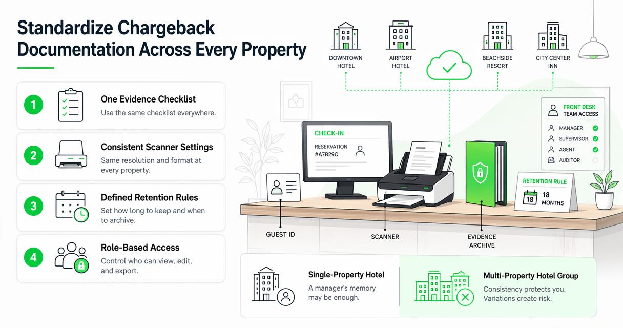Illustration for How should multi-property hotel groups standardize records?