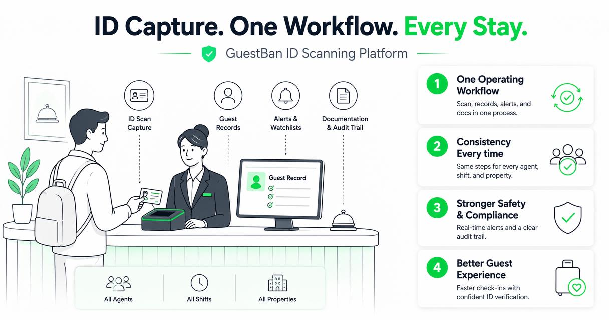 Illustration for How GuestBan ID Scanning handles this