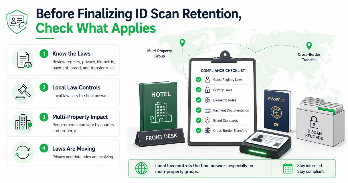 Illustration for What legal and privacy rules should hotels review?