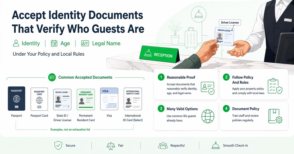 Illustration for Which ID documents should hotels accept?
