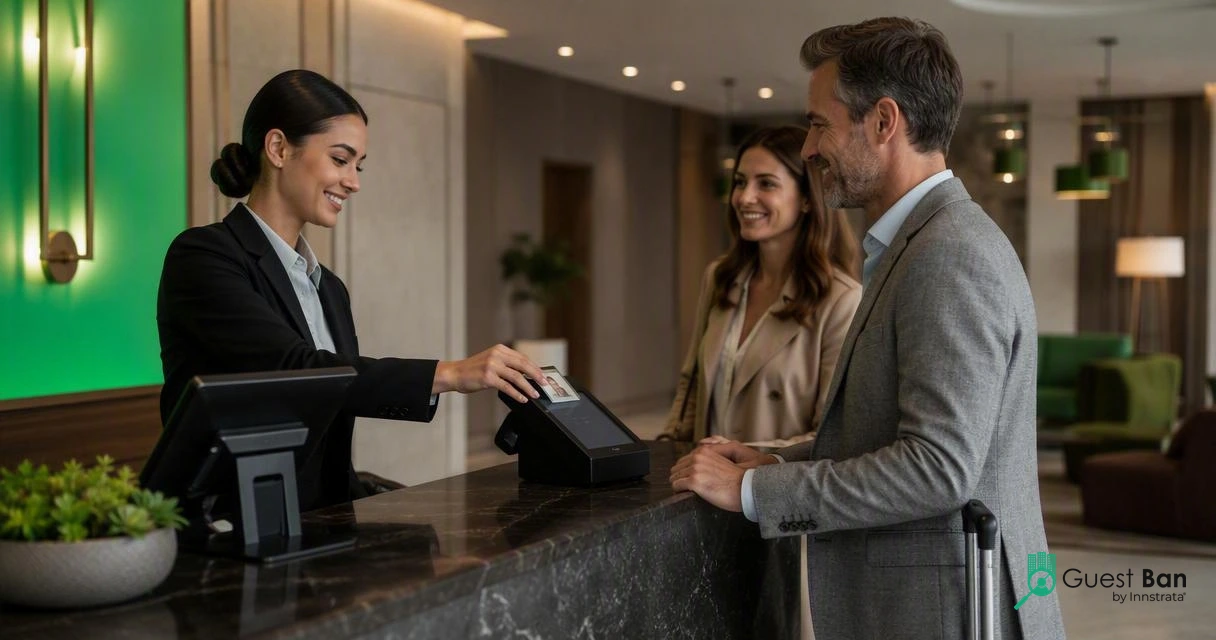 Illustration for How do the two options compare at the front desk?