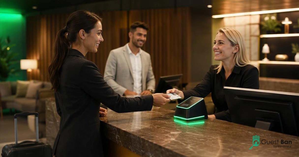 Illustration for How GuestBan ID Scanning handles motel verification