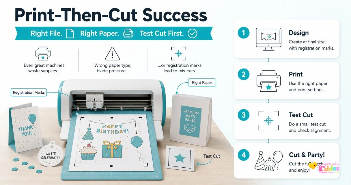 Illustration for How should you set up print-then-cut for better results?
