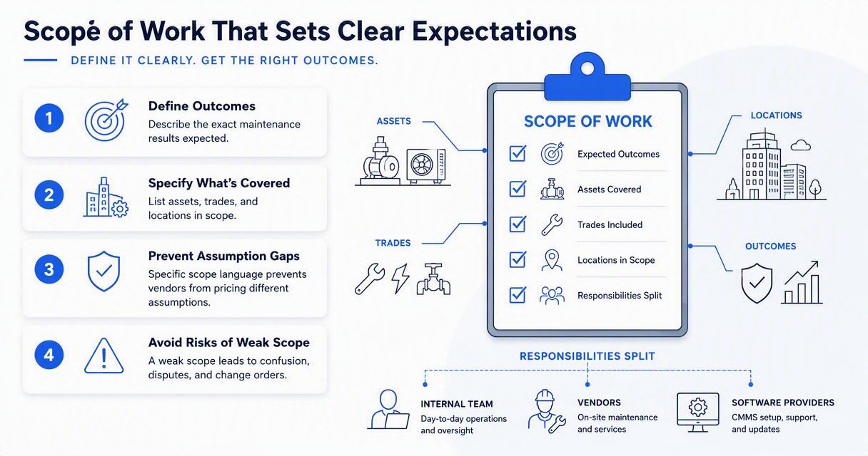 Illustration for How should the scope of work be written?