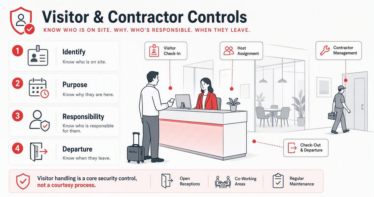 Illustration for Visitor and contractor controls